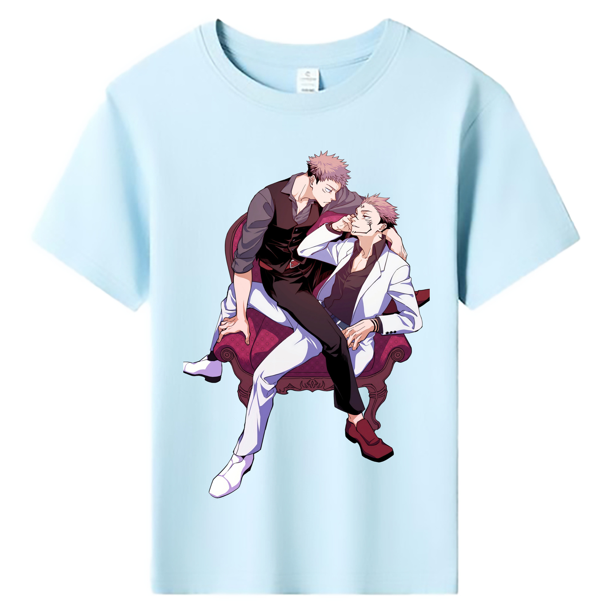 （画像用） 呪術廻戦 Jujutsu Kaisen 綿100％キッズTシャツ（フロントプリント）